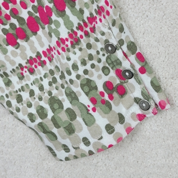 Chico's Drops Of Rain Sadie Boat Neck Button Elbow Sleeve Knit Top S ( 1 ) NEW - Picture 7 of 10